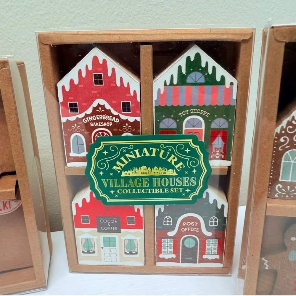 Target Bullseye Playground Full Set of 4 Miniature Collection Sets Holiday 2025